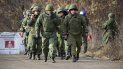 Separatistas ucranianos respaldados por Rusia cerca de Petrivske, Ucrania, el 9 de noviembre del 2019. Separatistas ucranianos respaldados por Rusia cerca de Petrivske, Ucrania, el 9 de noviembre del 2019.