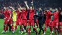 Los jugadores de Turquía tras el empate 0-0 ante Islandia y asegurar el pase a la Eurocopa de 2020 en Estambul, el jueves 14 de noviembre de 2019 Los jugadores de Turquía tras el empate 0-0 ante Islandia y asegurar el pase a la Eurocopa de 2020 en Estambul, el jueves 14 de noviembre de 2019