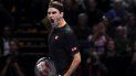 Roger Federer celebra tras vencer a Novak Djokovic durante el partido por la Copa Masters de la ATP en Londres, el jueves 14 de noviembre de 2019 Roger Federer celebra tras vencer a Novak Djokovic durante el partido por la Copa Masters de la ATP en Londres, el jueves 14 de noviembre de 2019