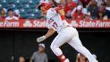 En esta foto del 27 de julio de 2019, Mike Trout, de los Angelinos de Los Ángeles, corre luego de conectar un jonrón de dos carreras en el encuentro ante los Orioles de Baltimore En esta foto del 27 de julio de 2019, Mike Trout, de los Angelinos de Los Ángeles, corre luego de conectar un jonrón de dos carreras en el encuentro ante los Orioles de Baltimore