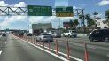 Vista parcial de la autopista Palmetto, donde se aprecia la vía rápida vacía. Vista parcial de la autopista Palmetto, donde se aprecia la vía rápida vacía.