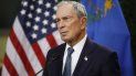 El ex alcalde de Nueva York Michael Bloomberg en conferencia de prensa en Las Vegas, el 26 de febrero del 2019. El ex alcalde de Nueva York Michael Bloomberg en conferencia de prensa en Las Vegas, el 26 de febrero del 2019.