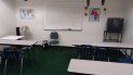 Foto referencial de un aula vacía. Foto referencial de un aula vacía.