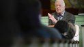 En esta fotografía del 3 de noviembre de 2019, el expresidente estadounidense Jimmy Carter habla en la Iglesia Bautista Maranatha en Plains, Georgia. En esta fotografía del 3 de noviembre de 2019, el expresidente estadounidense Jimmy Carter habla en la Iglesia Bautista Maranatha en Plains, Georgia.