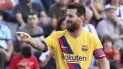 Fotografía del 2 de noviembre de 2019 de Lionel Messi tras anotar un gol para el Barcelona en el partido ante Levante por la Liga española. Fotografía del 2 de noviembre de 2019 de Lionel Messi tras anotar un gol para el Barcelona en el partido ante Levante por la Liga española.