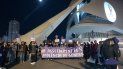 Concentración frente a Les Arts. Concentración frente a Les Arts.