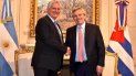 El designado gobernante Miguel Díaz-Canel y el electo presidente de Argentina, Alberto Fernández. El designado gobernante Miguel Díaz-Canel y el electo presidente de Argentina, Alberto Fernández.