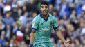 Luis Suárez del Barcelona gesticula durante el partido contra la Real Sociedad por la Liga española en San Sebastián, el sábado 14 de diciembre de 2019. Luis Suárez del Barcelona gesticula durante el partido contra la Real Sociedad por la Liga española en San Sebastián, el sábado 14 de diciembre de 2019.
