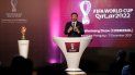 Alejandro Domínguez, presidente de la Confederación Sudamericana de Fútbol (Conmebol), inaugura el sorteo para las eliminatorias sudamericanas para la Copa del Mundo Qatar 2022 en Asunción, Paraguay, el martes 17 de diciembre de 2019 Alejandro Domínguez, presidente de la Confederación Sudamericana de Fútbol (Conmebol), inaugura el sorteo para las eliminatorias sudamericanas para la Copa del Mundo Qatar 2022 en Asunción, Paraguay, el martes 17 de diciembre de 2019