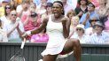 En imagen de archivo del 3 de julio de 2010, Serena Williams festeja un point durante su duelo ante Vera Zvonareva en la final en sencillos de Wimbledon. En imagen de archivo del 3 de julio de 2010, Serena Williams festeja un point durante su duelo ante Vera Zvonareva en la final en sencillos de Wimbledon.