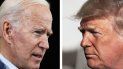 Joe Biden y Donald Trump. Joe Biden y Donald Trump.