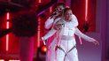 Anuel AA, a la izquierda, y Karol G cantan juntos en la ceremonia de los Premios Billboard de la Música Latina el jueves 25 de abril del 2019 en Las Vegas. Anuel AA, a la izquierda, y Karol G cantan juntos en la ceremonia de los Premios Billboard de la Música Latina el jueves 25 de abril del 2019 en Las Vegas.