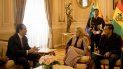 La presidente interina de Bolivia, Jeanine Áñez, y el enviado del mandatario de Estados Unidos, Donald Trump, Mauricio Claver-Carone La presidente interina de Bolivia, Jeanine Áñez, y el enviado del mandatario de Estados Unidos, Donald Trump, Mauricio Claver-Carone