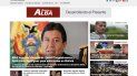 Captura de pantalla de la página principal del portal de Telesur. Captura de pantalla de la página principal del portal de Telesur.