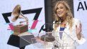 En esta foto de archivo del 20 de noviembre de 2019, la presidenta y directora ejecutiva de la Academia de la Grabación, Deborah Dugan, participa en una conferencia de prensa en la que se anunciaron los nominados al Grammy, en Nueva York. En esta foto de archivo del 20 de noviembre de 2019, la presidenta y directora ejecutiva de la Academia de la Grabación, Deborah Dugan, participa en una conferencia de prensa en la que se anunciaron los nominados al Grammy, en Nueva York.