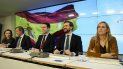 El PP también insta al Gobierno de España a liderar en la Unión Europea la exigencia de sanciones a los altos funcionarios del régimen de Maduro, así como el bloqueo de sus cuentas y la defensa de la celebración de elecciones democráticas, libres y transparentes en Venezuela. El PP también insta al Gobierno de España a liderar en la Unión Europea la exigencia de sanciones a los altos funcionarios del régimen de Maduro, así como el bloqueo de sus cuentas y la defensa de la celebración de elecciones democráticas, libres y transparentes en Venezuela.