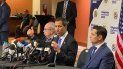 Juan Guaidó, acompañado de Carlos Vecchio, embajador de Venezuela ante el gobierno de EEUU. Juan Guaidó, acompañado de Carlos Vecchio, embajador de Venezuela ante el gobierno de EEUU.
