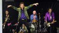 En esta fotografía del 22 de agosto de 2019, de izquierda a derecha, Ron Wood, Mick Jagger, Charlie Watts y Keith Richards de The Rolling Stones durante un concierto en Pasadena, California. En esta fotografía del 22 de agosto de 2019, de izquierda a derecha, Ron Wood, Mick Jagger, Charlie Watts y Keith Richards de The Rolling Stones durante un concierto en Pasadena, California.