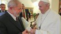 El Papa Francisco recibió en visita privada al expresidente brasileño Luiz Inácio Lula da Silva, en el Vaticano, y le expresó su satisfacción por poder verle caminando por la calle tras su salida de prisión en noviembre de 2019. El Papa Francisco recibió en visita privada al expresidente brasileño Luiz Inácio Lula da Silva, en el Vaticano, y le expresó su satisfacción por poder verle caminando por la calle tras su salida de prisión en noviembre de 2019.