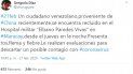 Mensaje difundido por la periodista Grergoria Díaz Mensaje difundido por la periodista Grergoria Díaz