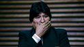 Fotografía del 21 de febrero de 2020 del expresidente boliviano Evo Morales durante una conferencia de prensa en Buenos Aires, Argentina. Fotografía del 21 de febrero de 2020 del expresidente boliviano Evo Morales durante una conferencia de prensa en Buenos Aires, Argentina.