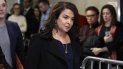 En esta fotografía de archivo del 23 de enero de 2020 la actriz Annabella Sciorra regresa tras un receso para almorzar en el juicio por violación contra Harvey Weinstein en Nueva York. En esta fotografía de archivo del 23 de enero de 2020 la actriz Annabella Sciorra regresa tras un receso para almorzar en el juicio por violación contra Harvey Weinstein en Nueva York.