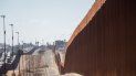 Sección del muro fronterizo entre EEUU y México. Sección del muro fronterizo entre EEUU y México.