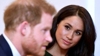 El príncipe Harry y su esposa, Meghan Markle. 