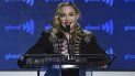 En esta imagen del cuatro de mayo de 2019, Madonna acepta el premio de activismo por un cambio en la 30 entrega anual de los Premios GLAAD en Nueva York. En esta imagen del cuatro de mayo de 2019, Madonna acepta el premio de activismo por un cambio en la 30 entrega anual de los Premios GLAAD en Nueva York.