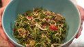 La ensalada de chipotle de aguacate del chef Ronaldo Linares. La ensalada de chipotle de aguacate del chef Ronaldo Linares.