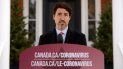 El primer ministro Justin Trudeau se dirige a canadienses sobre la situación de coronavirus desde la residencia Rideau Cottage en Ottawa, Ontario, el miércoles 25 de marzo de 2020. El primer ministro Justin Trudeau se dirige a canadienses sobre la situación de coronavirus desde la residencia Rideau Cottage en Ottawa, Ontario, el miércoles 25 de marzo de 2020.