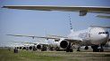 Boeing 777 de American Airlines estacionados en el Aeropuerto Internacional de Tulsa. Boeing 777 de American Airlines estacionados en el Aeropuerto Internacional de Tulsa.