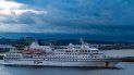 Fotografía del RCGS Resolute de junio de 2019 en el puerto escocés de Aberdeen. Fotografía del RCGS Resolute de junio de 2019 en el puerto escocés de Aberdeen.