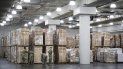 Miembros de la Guardia Nacional permanecen junto a cajas de suministros médicos en el Centro Jacob Javits, el lunes 23 de marzo de 2020, en Nueva York. Miembros de la Guardia Nacional permanecen junto a cajas de suministros médicos en el Centro Jacob Javits, el lunes 23 de marzo de 2020, en Nueva York.