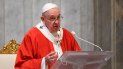 El papa Francisco oficia la misa de Domingo de Ramos en la Basílica de San Pedro, en el Vaticano, el 5 de abril de 2020. El papa Francisco oficia la misa de Domingo de Ramos en la Basílica de San Pedro, en el Vaticano, el 5 de abril de 2020.
