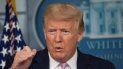 El presidente Donald Trump durante una conferencia de prensa en la Casa Blanca, el 10 de abril de 2020. El presidente Donald Trump durante una conferencia de prensa en la Casa Blanca, el 10 de abril de 2020.