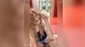 Paulina Rubio durante la transmisión en directo, a través de su Instagram. Paulina Rubio durante la transmisión en directo, a través de su Instagram.