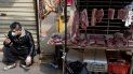 Un vendedor espera a clientes en un estante cerca de un mercado aún parcialmente cerrado por el brote de coronavirus en Wuhan, en el centro de China. Un vendedor espera a clientes en un estante cerca de un mercado aún parcialmente cerrado por el brote de coronavirus en Wuhan, en el centro de China.