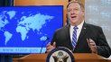 El secretario de Estado de Estados Unidos, Mike Pompeo, habla durante una conferencia de prensa en el Departamento de Estado, en Washington. (Kevin Lamarque/Pool Photo via AP) El secretario de Estado de Estados Unidos, Mike Pompeo, habla durante una conferencia de prensa en el Departamento de Estado, en Washington. (Kevin Lamarque/Pool Photo via AP)