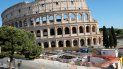 Una zona de construcción cerca del Coliseo, en Roma, Italia, el domingo 3 de mayo de 2020. Una zona de construcción cerca del Coliseo, en Roma, Italia, el domingo 3 de mayo de 2020.