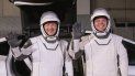 Los astronautas Doug Hurley (izquierda) y Robert Behnken, durante un ensayo de lanzamiento en el Centro Espacial Kennedy, en Cabo Cañaveral, Florida. Los astronautas Doug Hurley (izquierda) y Robert Behnken, durante un ensayo de lanzamiento en el Centro Espacial Kennedy, en Cabo Cañaveral, Florida.