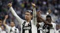 En imagen del 20 de abril de 2019, el portugués Cristiano Ronaldo, de la Juventus, festeja al final del partido por la Serie A ante la Fiorentina, en el estadio Allianz de Turín, Italia. En imagen del 20 de abril de 2019, el portugués Cristiano Ronaldo, de la Juventus, festeja al final del partido por la Serie A ante la Fiorentina, en el estadio Allianz de Turín, Italia.