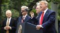 El presidente Donald Trump aplaudió que el Servicio Secreto se comportó con profesionalidad ante esos llamados manifestantes. El presidente Donald Trump aplaudió que el Servicio Secreto se comportó con profesionalidad ante esos llamados manifestantes.