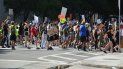 Un millar, mucho más, acudió a la manifestación. Un millar, mucho más, acudió a la manifestación.