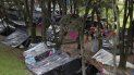 Migrantes venezolanos acampan cerca de la principal terminal de autobuses en Bogotá, Colombia. Migrantes venezolanos acampan cerca de la principal terminal de autobuses en Bogotá, Colombia.