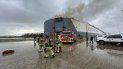 Fotografía publicada en la cuenta oficial de Twitter del Departamento de Bomberos de Jacksonville sobre el incendio en un barco noruego anclado en Blount Island el jueves 4 de junio de 2020. Fotografía publicada en la cuenta oficial de Twitter del Departamento de Bomberos de Jacksonville sobre el incendio en un barco noruego anclado en Blount Island el jueves 4 de junio de 2020.
