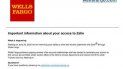 Captura de pantalla de la carta enviada por Wells Fargo a una persona con residencia en Venezuela. Captura de pantalla de la carta enviada por Wells Fargo a una persona con residencia en Venezuela.