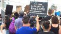 Participantes en la protesta por la muerte de George Floyd, en Wynwood, este viernes 5 de junio. Participantes en la protesta por la muerte de George Floyd, en Wynwood, este viernes 5 de junio.