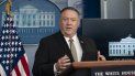 El secretario de Estado, Mike Pompeo, durante una conferencia de prensa en la Casa Blanca. El secretario de Estado, Mike Pompeo, durante una conferencia de prensa en la Casa Blanca.