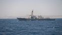 El destructor de misiles guiados clase Arleigh Burke, el USS Nitze (DDG 94) sale de Safaga, Egipto, después de una visita al puerto, el 20 de julio de 2019. El destructor de misiles guiados clase Arleigh Burke, el USS Nitze (DDG 94) sale de Safaga, Egipto, después de una visita al puerto, el 20 de julio de 2019.